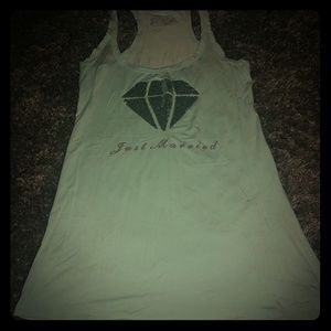 Victoria's Secret Just Married tank top
